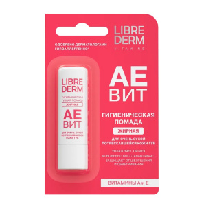 Купить  Librederm Аевит 4 г помада гигиеническая жирная