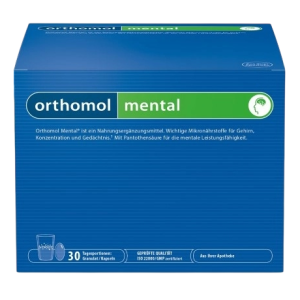 Купить  Orthomol Mental порошок + капсулы курс 30 дней