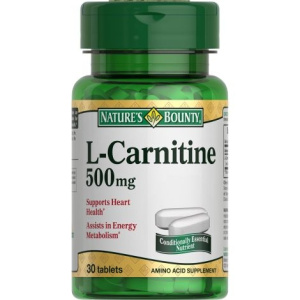 Купить  Nature's Bounty капсулы 500мг №30 L-карнитин