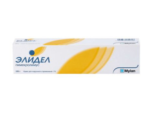 Купить  Элидел крем д/наруж примен 1% 100г
