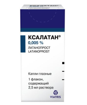 Купить  Ксалатан капли глазные  0,005% фл 2,5мл