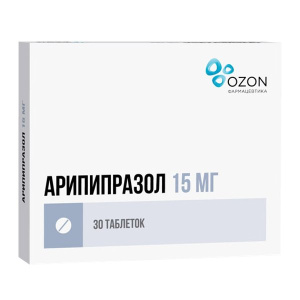 Купить  Арипипразол таб 15мг №30