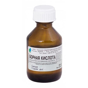 Купить Борная к-та раствор д/местн примен спирт 3% фл 25мл