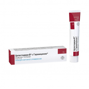 Купить  Целестодерм В с Гарамицином крем для наружного применения 0,1% 15г