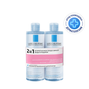 Купить  La Roche-Posay вода мицеллярная 400мл №2 д/реактив кожи