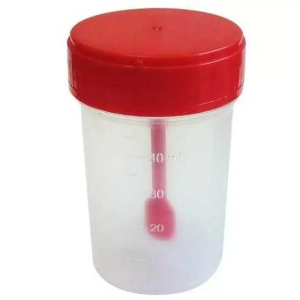 Купить  Контейнер стер  60мл д/сбора биоматериалов с лопаткой