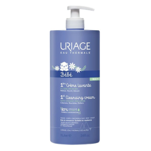 Купить  Uriage Bebe 1000 мл крем первый очищающий пенящийся флакон-помпа