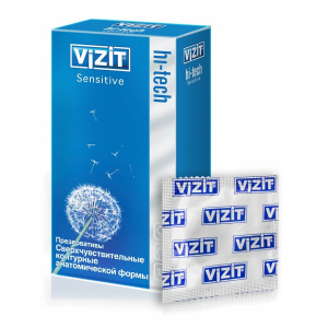 Купить VIZIT Hi-tech sensitive презервативы сверхчувствительные 12 шт.