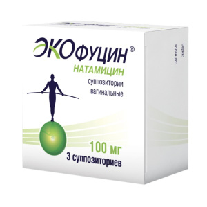 Купить  Экофуцин суппозитории вагинальные 100мг №3