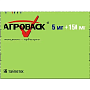 Купить Апроваск 5 мг + 150 мг 56 шт таблетки покрытые пленочной оболочкой