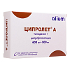 Купить Ципролет А таблетки ппо 600мг + 500мг №10