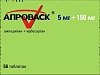 Купить Апроваск таб ппо 5мг+150мг №56