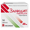 Купить Занидип-Рекордати таблетки по 20мг №56