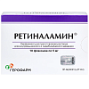 Купить Ретиналамин 5 мг 5 мл 10 шт лиофилизат для приготовления раствора для внутримышечного и парабульбарного введения