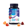 Купить LIVS Комплекс Мультивитаминов для мужчин со вкусом фруктов и ягод (клубника, вишня, малина) пастилки №50