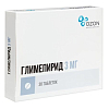 Купить Глимепирид таблетки 3мг №30