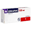 Купить Декарис 150 мг 1 шт таблетки