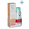 Купить Vichy Capital Soleil набор Антивозрастной уход 3в1 с антиоксидантами SPF50 50 мл + Мицеллярная вода с минералами для чувствительной кожи 100 мл