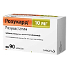 Купить Розукард 10 мг 90 шт таблетки покрытые пленочной оболочкой