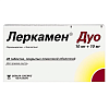 Купить Леркамен Дуо 10 мг + 10 мг 28 шт таблетки покрытые пленочной оболочкой