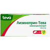 Купить Лизиноприл-Тева таб 10мг № 20