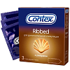Купить Contex Ribbed презервативы с ребрами 3 шт.