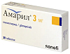 Купить Амарил таблетки 3мг №30