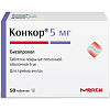 Купить Конкор таб ппо 5мг №50