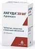 Купить Латуда 20 мг 28 шт таблетки покрытые пленочной оболочкой
