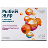 Купить Рыбий жир с маслом шиповника Витатека 100 шт капсулы