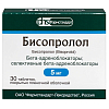 Купить Бисопролол 5 мг 30 шт таблетки покрытые пленочной оболочкой