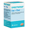 Купить Престилол 5 мг + 10 мг 30 шт таблетки покрытые пленочной оболочкой