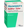 Купить Нолипрел А 0,625 мг + 2,5 мг 30 шт таблетки покрытые пленочной оболочкой