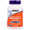Купить Now Foods Омега-3 1000 мг 100 шт капсулы