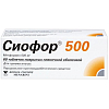 Купить Сиофор 500 мг 60 шт таблетки покрытые пленочной оболочкой