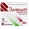 Купить Занидип-Рекордати таблетки по 20мг №28
