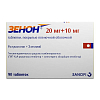 Купить Зенон таб ппо 20мг+10мг №90