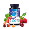 Купить LIVS Комплекс Мультивитаминов для мужчин со вкусом фруктов и ягод (клубника, вишня, малина) пастилки №50