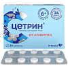Купить Цетрин таблетки ппо 10мг №30