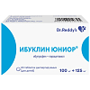 Купить Ибуклин Юниор 100 мг + 125 мг 20 шт таблетки диспергируемые для детей