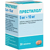 Купить Престилол таб ппо 5мг+10мг №30