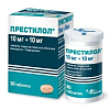 Купить Престилол 10 мг + 10 мг 30 шт таблетки покрытые пленочной оболочкой